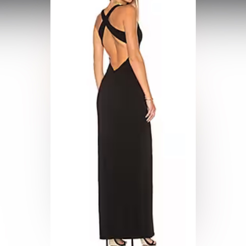 Black maxi dress